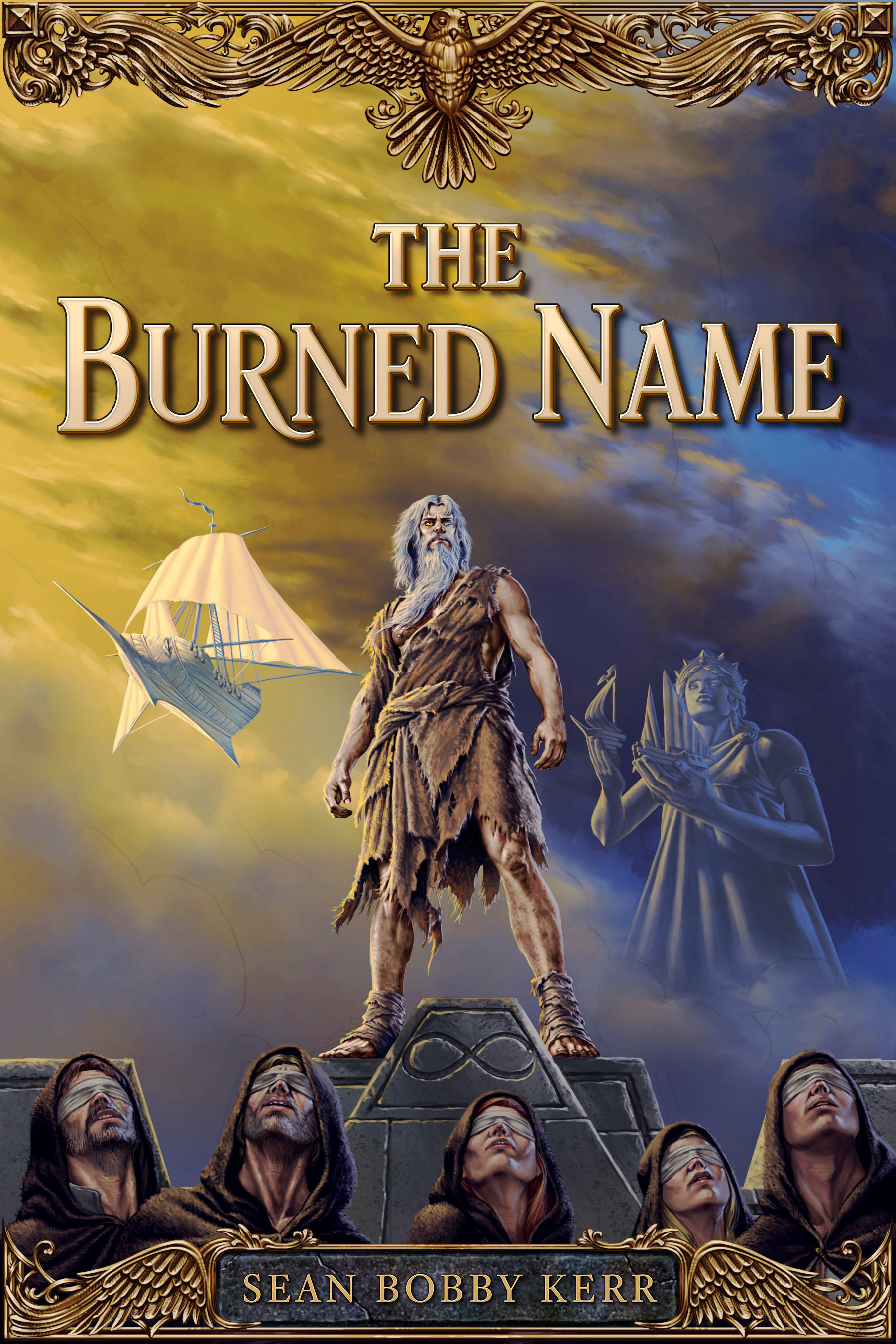 The Burned Name front cover.